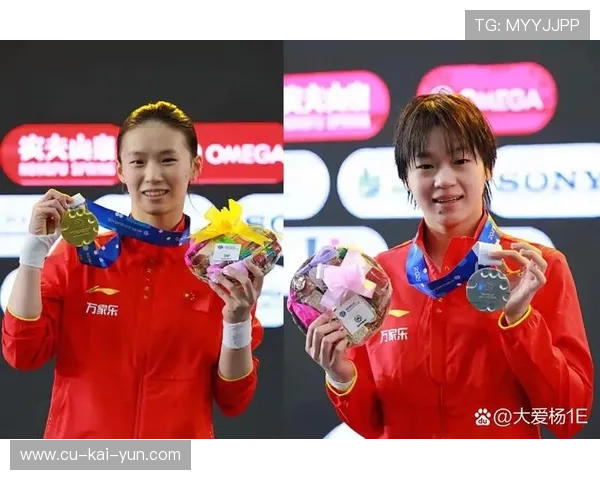 全红婵和陈芋汐争夺跳水金牌，竞争激烈，全红婵陈芋汐包揽冠亚军